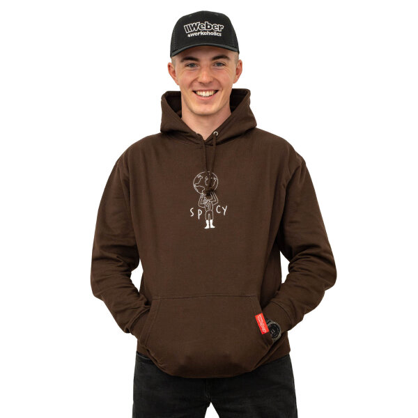 Weber Max Spies Hoodie braun S