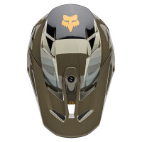 FOX V3 Fade Helm braun/schwarz L
