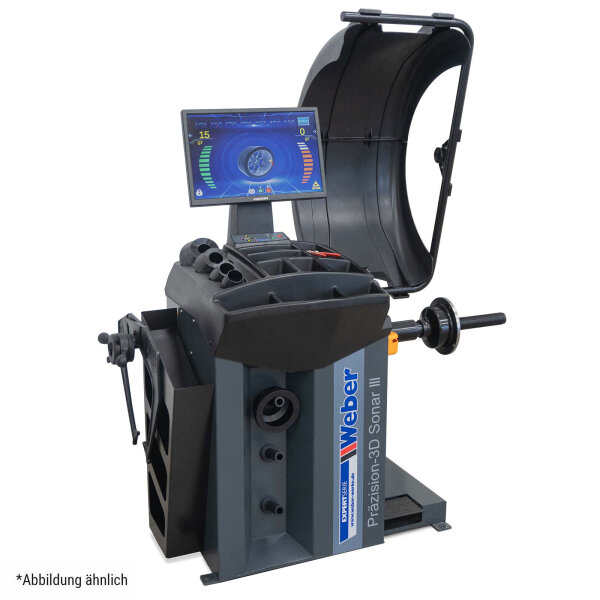 VORFÜHRGERÄT PKW Radwuchtmaschine Weber Expert Serie Präzision-3D Sonar III