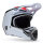 FOX V1 FLOW Helm weiß/rot M