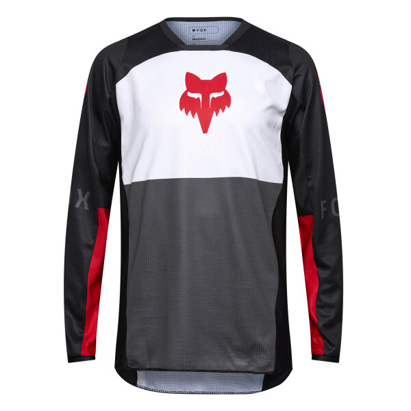 FOX 180 FLOW Jersey weiß/rot/schwarz