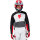FOX 180 FLOW Jersey weiß/rot/schwarz L