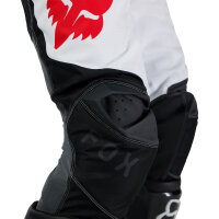 FOX 180 FLOW Hose weiß/rot/schwarz 38