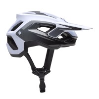 FOX Speedframe Pro DEFY Mountainbike Helm CE grau/weiß L