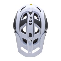 FOX Speedframe Pro DEFY Mountainbike Helm CE grau/weiß L