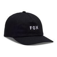 FOX Wordmark verstellbare Kappe schwarz