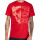 FOX T-Shirt Image Skull rot XXL