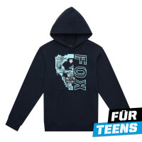 FOX Image Skull Kapuzenpullover Teens blau L