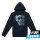 FOX Image Skull Kapuzenpullover Teens blau L
