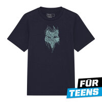 FOX Bark T-Shirt Teens blau L