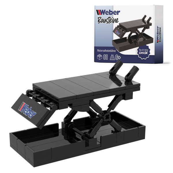 Weber Bausteine Motorradhebebühne