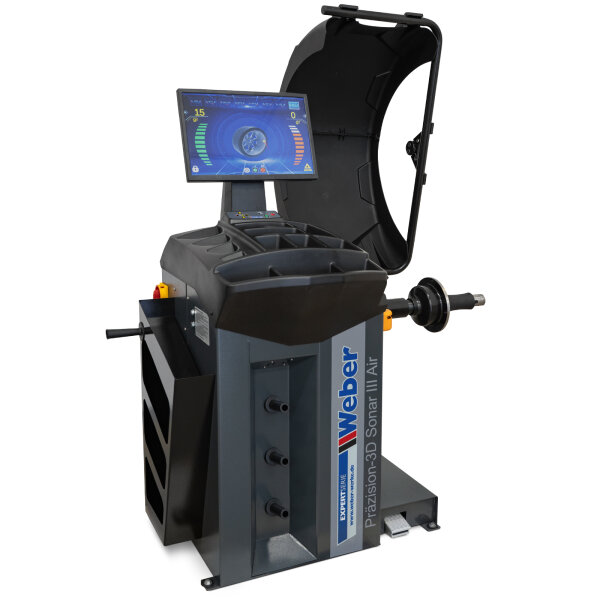 PKW Radwuchtmaschine Weber Expert Serie Präzision-3D Sonar III Air