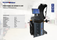 PKW Radwuchtmaschine Weber Expert Serie Präzision-3D...