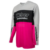 Weber #Werkeholics Industry Jersey pink/schwarz/grau L