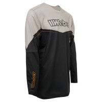 Weber #Werkeholics Factory Jersey schwarz/orange/beige XL