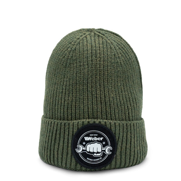 Weber #Werkeholics Beanie grün