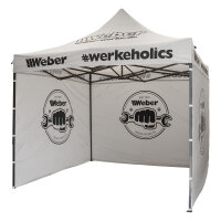 Weber #Werkeholics Easy-Up Zelt 3 x 3 m 75 Jahre Limited...