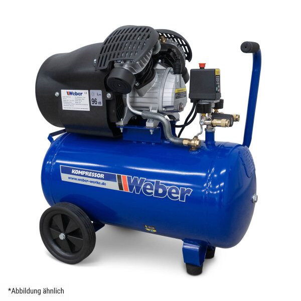 AUSSTELLUNGSSTÜCK Werkstattkompressor 230 V / 10 bar / 50 l Tank blau