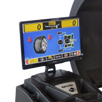 PKW Reifenmontiermaschine STM-122 und Radwuchtmaschine Präzision-3D-Monitor inkl. Hilfsmontagearm rechts