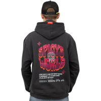 Weber Max Spies Hoodie grau/lila/orange S