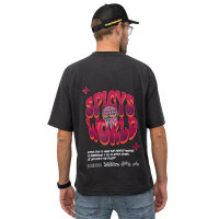 Weber Max Spies T-Shirt grau/lila/orange XS