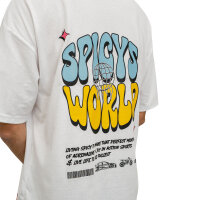 Weber Max Spies T-Shirt weiß/blau/rosa 3XL