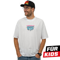 Weber Max Spies T-Shirt Kids weiß/blau/rosa 152