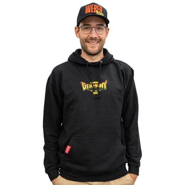 Weber offizieller MXON 2025 Team Germany Hoodie schwarz