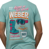 Weber Fiona Hoppe T-Shirt blau/orange/pink XL