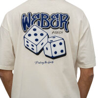 Weber Kevin Winkle T-Shirt creme/blau