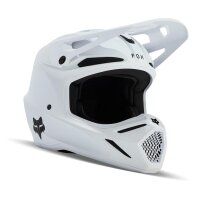 FOX V3 RS Solid Helm matt weiß