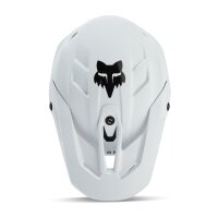 FOX V3 RS Solid Helm matt weiß