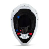 FOX V3 RS Solid Helm matt weiß M