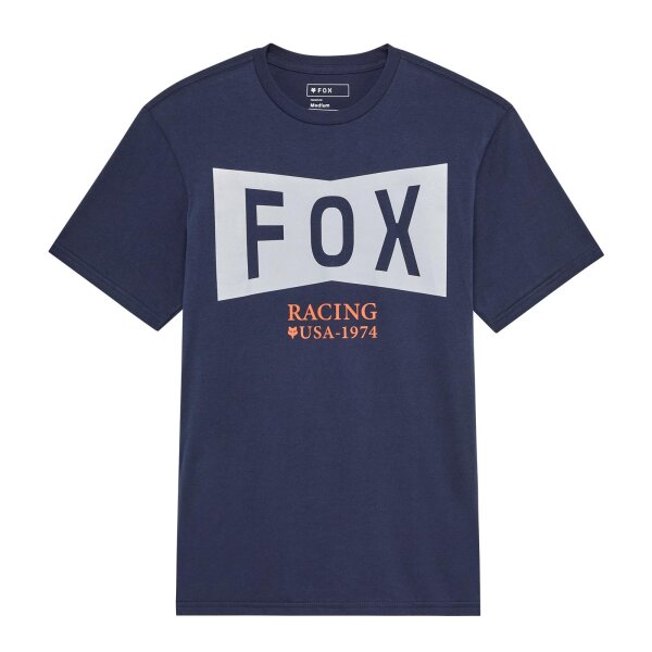 FOX Typeface Premium T-Shirt blau