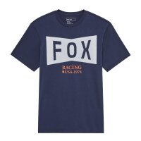 FOX Typeface Premium T-Shirt blau XL