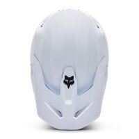 FOX V1 Matte Helm Teens weiß