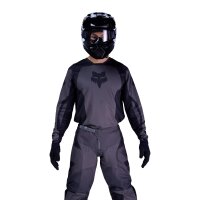 FOX 180 Shield Jersey schwarz/grau M
