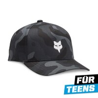 FOX Head Camo 110 Snapback Teens schwarz