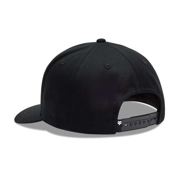 FOX Slogan Snapback Hat schwarz