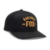 FOX Slogan Snapback Hat schwarz