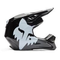 FOX V1 Shield Helm schwarz/weiß