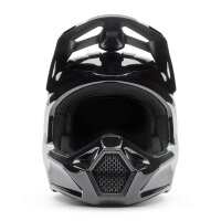 FOX V1 Shield Helm schwarz/weiß