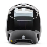 FOX V1 Shield Helm schwarz/weiß