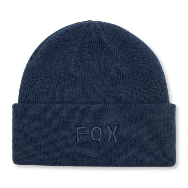 FOX Wordmark Beanie Mütze blau