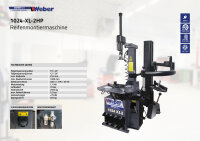 PKW Reifenmontiermaschine 1024-XL-2HP und Radwuchtmaschine Präzision-3D Sonar III Air