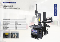 PKW Reifenmontiermaschine 1024-XL-2HP und Radwuchtmaschine Präzision-3D Sonar III Air