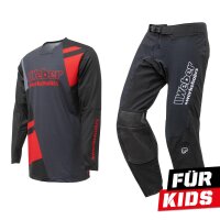 Weber #Werkeholics Performance Combo schwarz/rot Kids