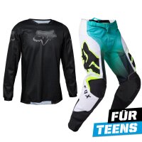 FOX 180 Blackout + Leed Combo Teens schwarz/blau/weiß
