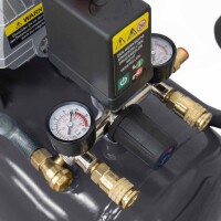 75 Jahre Aktion PKW Reifenmontiermaschine 1021 und Radwuchtmaschine "ECO" inkl. Werkstattkompressor 230 V / 10 bar / 50 l Tank