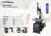 75 Jahre Aktion PKW Reifenmontiermaschine 1021 und Radwuchtmaschine "ECO" inkl. Werkstattkompressor 230 V / 10 bar / 50 l Tank